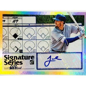 JEFF MCNEIL ROOKIE AUTO HOLO 2019 PANINI DONRUSS SIGNATURE SERIES #SS-JM, METS!